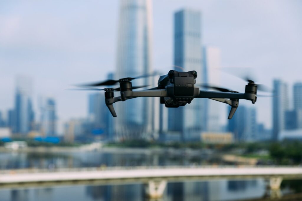 flying drone in modern city 2022 06 22 05 57 59 utc 1